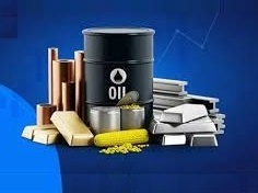آخرین تحولات کامودیتیها با تداوم رشد طلا، ثبات نفت و کاهش فلزات