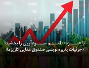 با صندوق "مزه" کاریزما در یکی از سودآورترین صنایع سرمایهگذاری کنید!