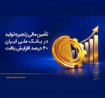 تأمین مالی زنجیره تولید در بانک ملی 40 درصد افزایش یافت