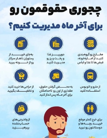8 توصیه بعضا" عجیب سازمان تبلیغات اسلامی برای مدیریت حقوق ماهانه !