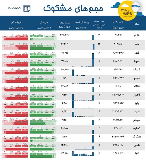 معاملات مشکوک زیرمجموعه "خودرو"، هلدینگ دارویی، 4 سرمایه گذاری + 9 نماد