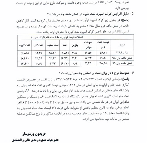 "شتران" با پاسخ به 6 سئوال آماده بازگشایی شد / عدم تجدید ارزیابی دارایی