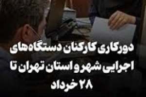 امکان دور کاری کارمندان پایتخت تا پایان هفته فراهم شد / استثنا ها