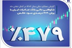 شکوفایی مالی بانک صادرات با پرش ۴۷۹ درصدی سود خالص