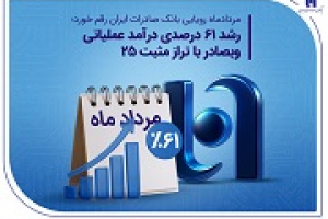 رشد ۶۱ درصدی درآمد وبصادر با شناسایی ۶۰.۱ هزار میلیارد تومان