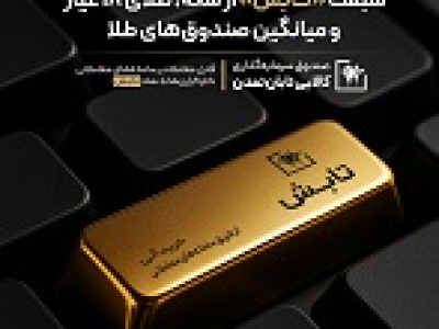 سبقت تابش از سکه، طلای ۱۸ عیار و میانگین صندوق‌های طلا
