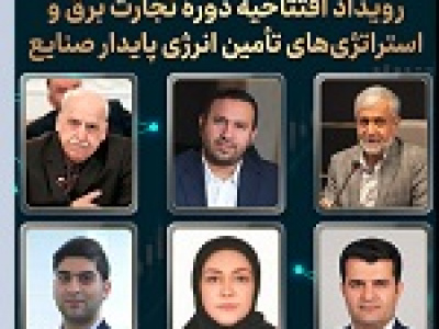 آموزش تجارت برق و استراتژی‌های تأمین انرژی پایدار صنایع با حضور عبده تبریزی و...